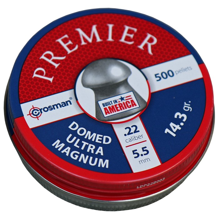 Crosman Domed Diabolo 500 pcs.round head caliber 5.5 mm .22